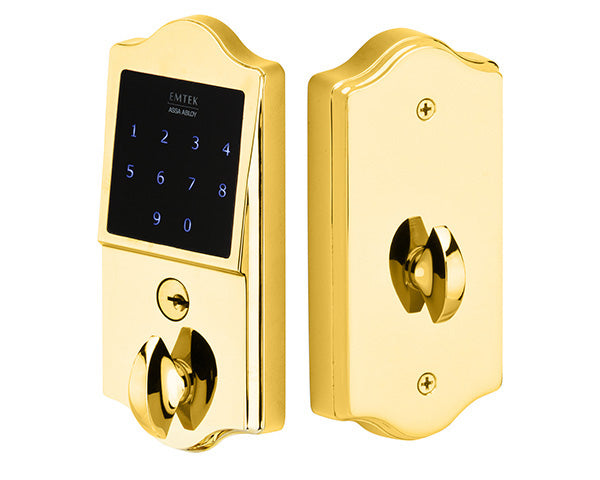 EMTouch™ Classic Style Electronic Deadbolt in Polished Nickel-Lifetime