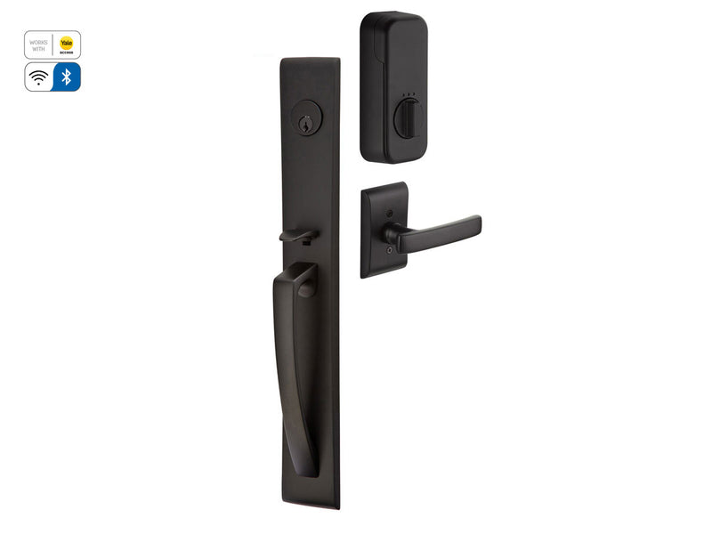 EMPowered™ Smart Lock Upgrade - Works with Yale Access App Orion Entry Set in Flat Black