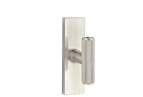 Emtek Stretto Narrow Trim Locksets with Ace Knurled Knob