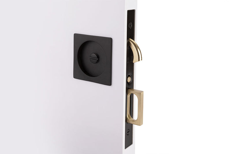Emtek Square Pocket Door Mortise Locks