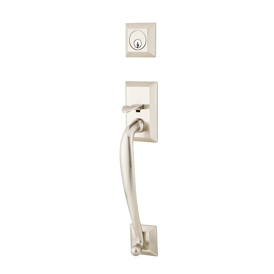 Franklin Sectional Entrance Handlesets in Satin Nickelfinish