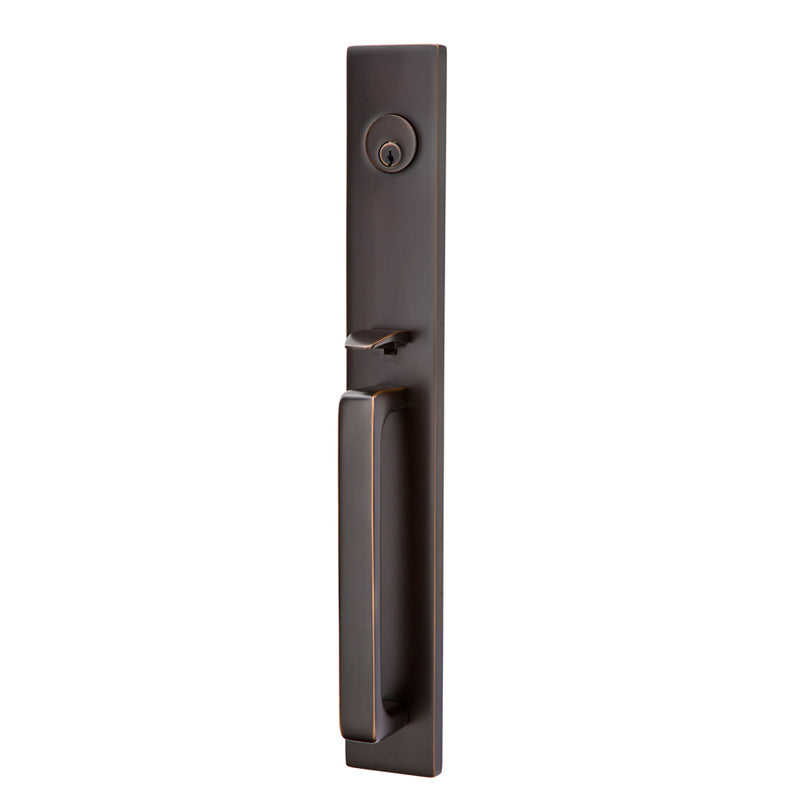 Lausanne Brass Tubular Entryset in Oil Rubbed Bronze finish