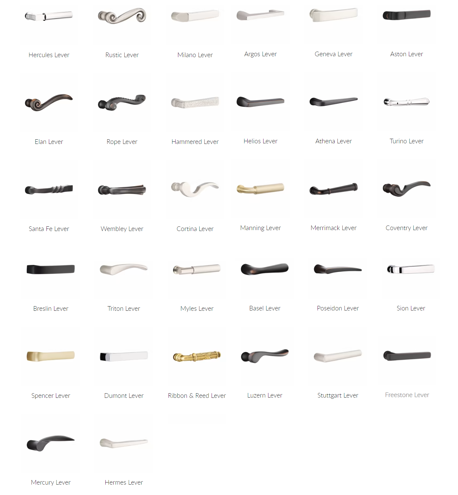 Emtek Entrance Handle sets- Lausanne
