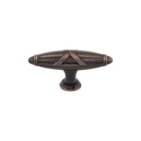 Top Knobs Ribbon & Reed T-Knob - Edwardian Collection