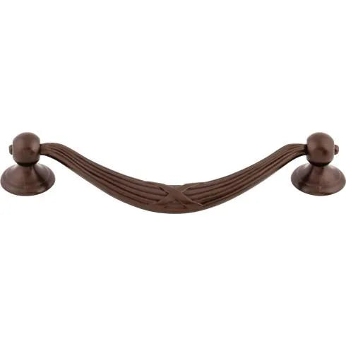 Top Knobs Ribbon & Reed Drop Pull- Edwardian Collection