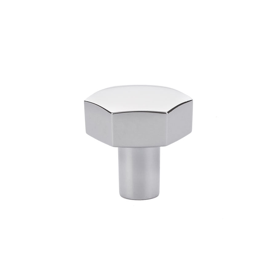 Emtek Mod Hex Knob Polished Chrome