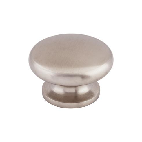 Top Knobs Flat Round Knob- Stainless steel Collection