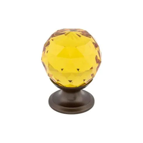 Top Knobs Amber Crystal Knobs - Crystal & Additions Collection