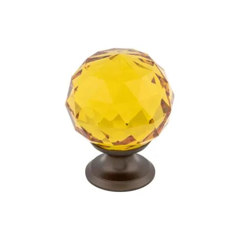 Top Knobs Amber Crystal Knobs - Crystal & Additions Collection