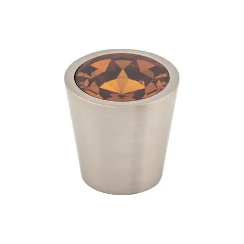 Top Knobs Crystal Center Knob - Crystal & Additions Collection