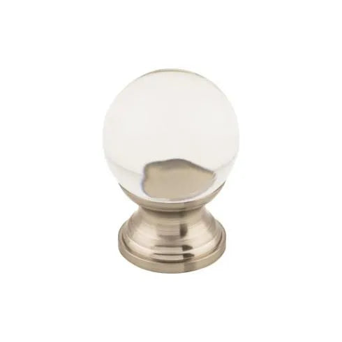 Clarity Clear Glass Knob - Serene Collection