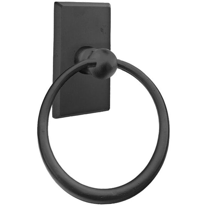 Emtek Sandcast Bronze Towel Ring