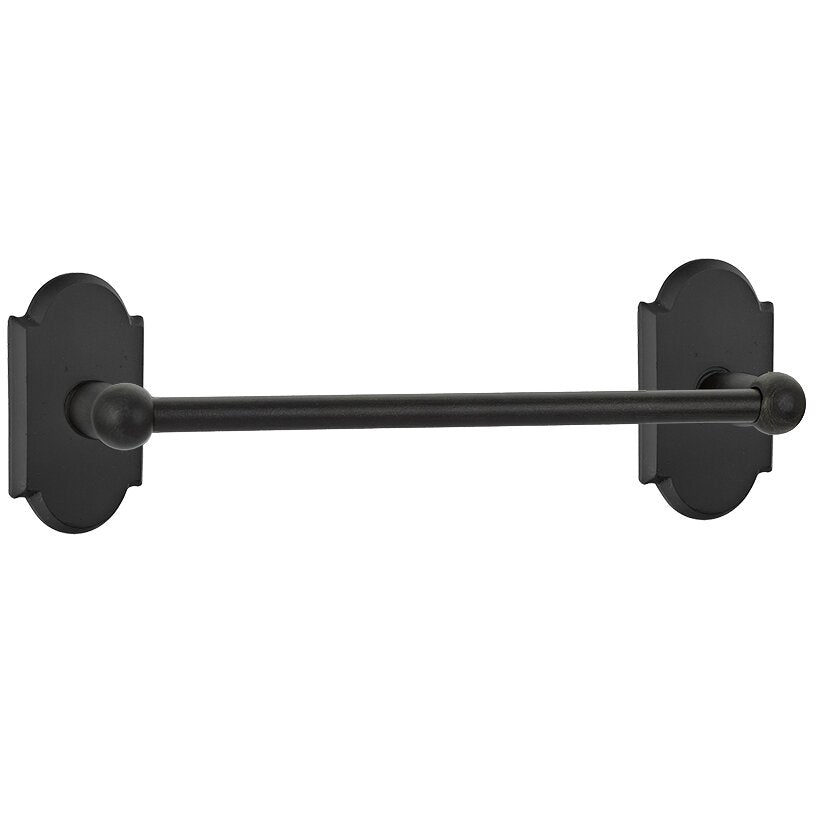 Emtek Sandcast Bronze Towel Bar