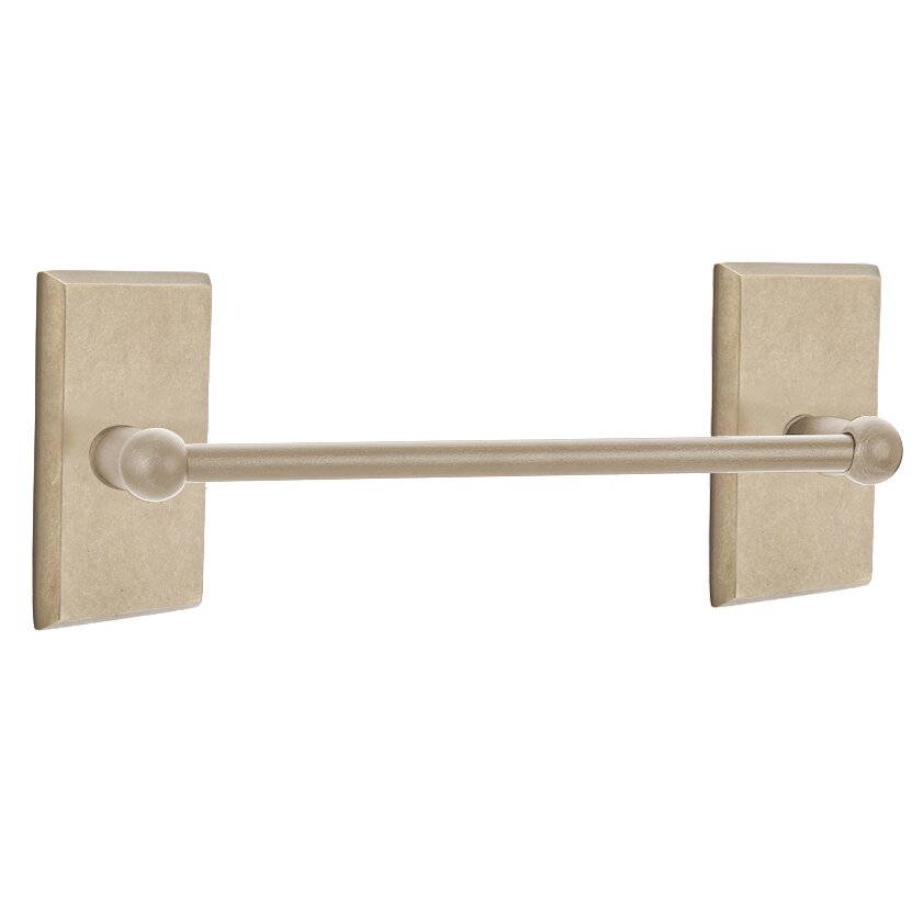 Emtek Sandcast Bronze Towel Bar