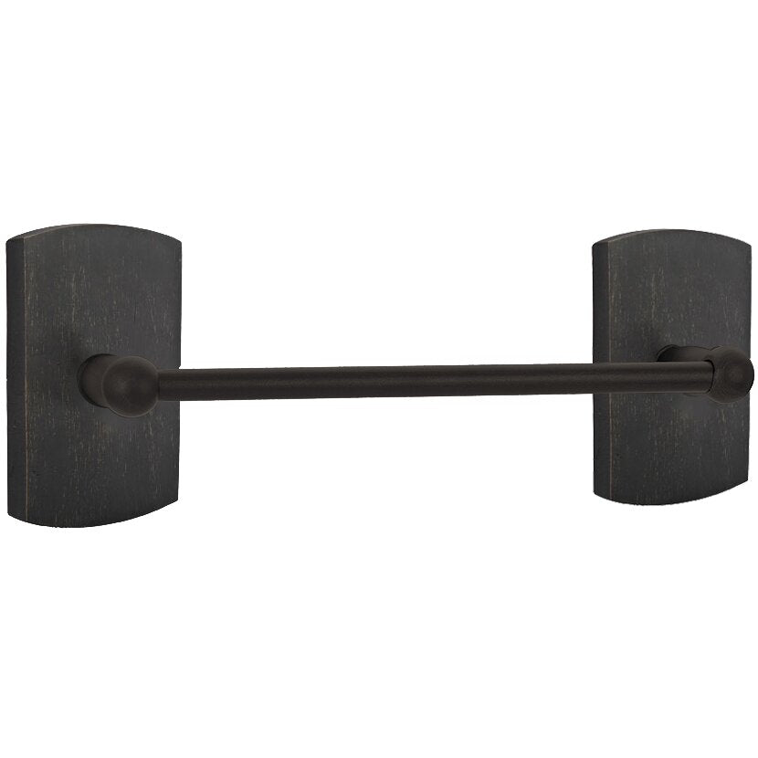Emtek Sandcast Bronze Towel Bar