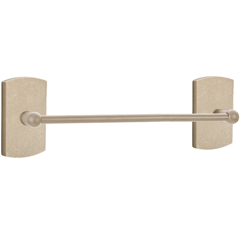 Emtek Sandcast Bronze Towel Bar