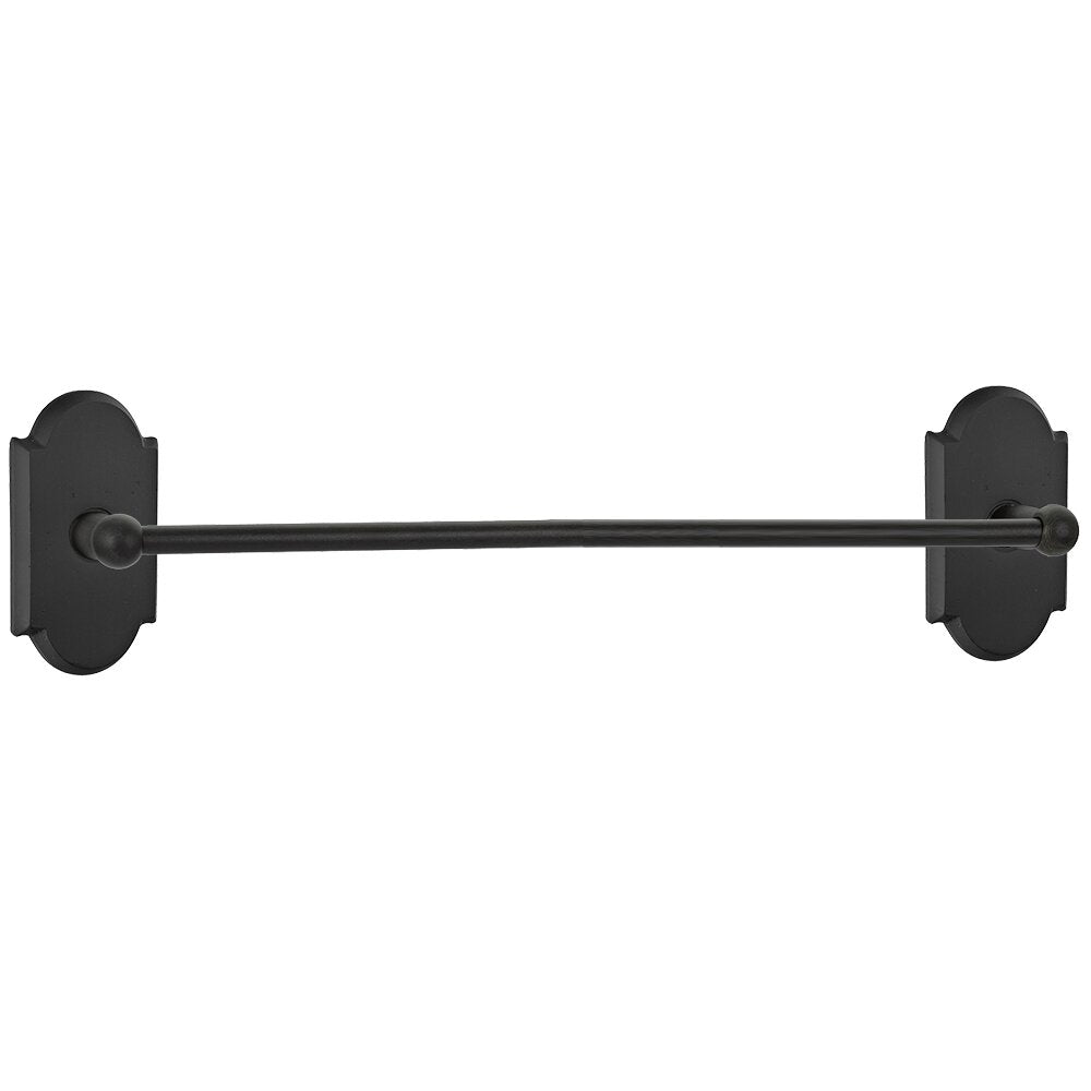 Emtek Sandcast Bronze Towel Bar