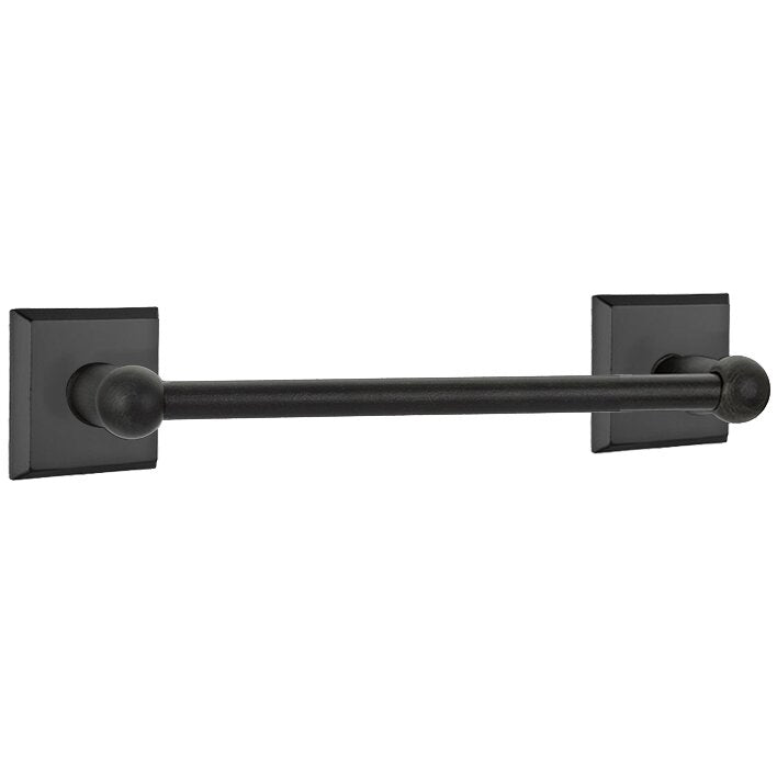 Emtek Sandcast Bronze Towel Bar