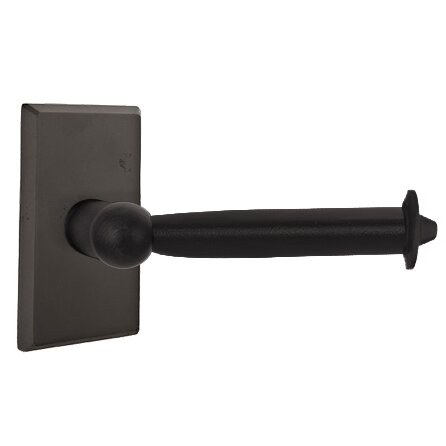Emtek Sandcast Bronze Paper Holder - Bar Style