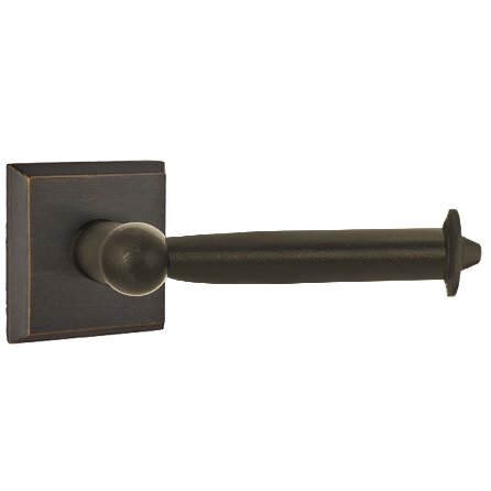 Emtek Sandcast Bronze Paper Holder - Bar Style