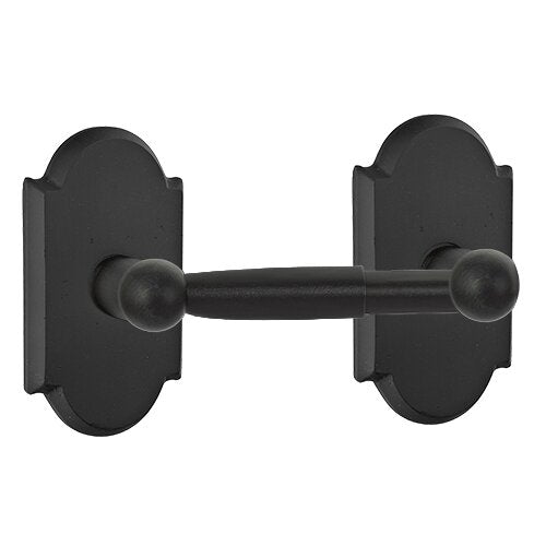 Emtek Sandcast Bronze Paper Holder - Spring Rod Style