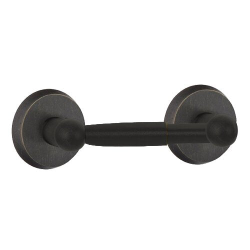 Emtek Sandcast Bronze Paper Holder - Spring Rod Style