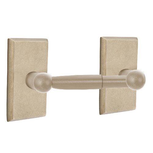 Emtek Sandcast Bronze Paper Holder - Spring Rod Style