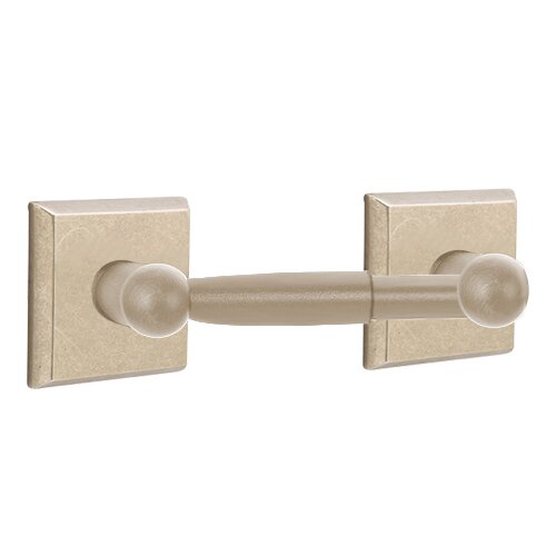 Emtek Sandcast Bronze Paper Holder - Spring Rod Style