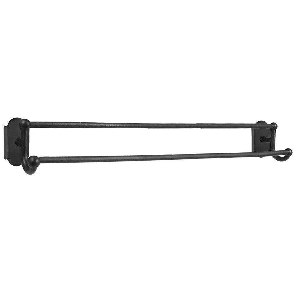Emtek Sandcast Bronze Double Towel Bar