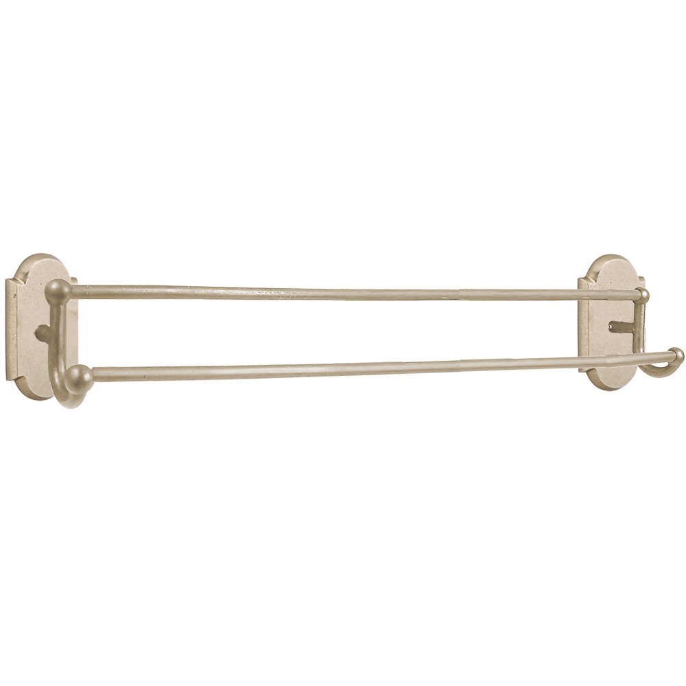 Emtek Sandcast Bronze Double Towel Bar