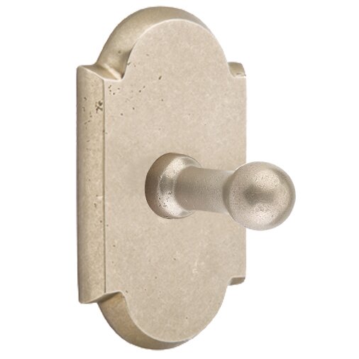 Emtek Sandcast Bronze Single Hook With Rosette