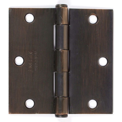 Emtek Residential Plain Bearings, Square Corners, Steel Hinges