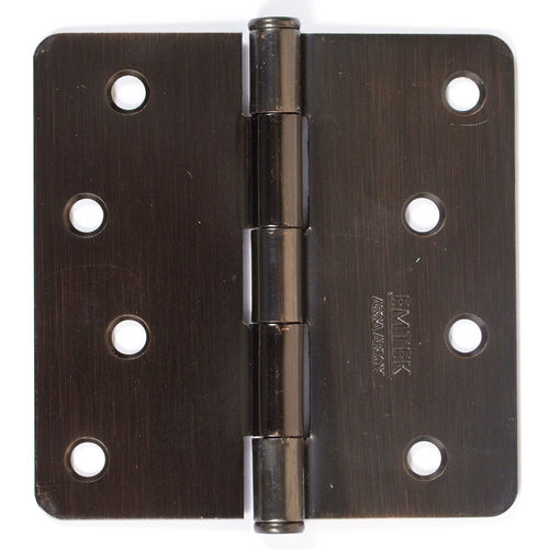 Emtek Residential Plain Bearings, 1/4" Radius Corners, Steel Hinges