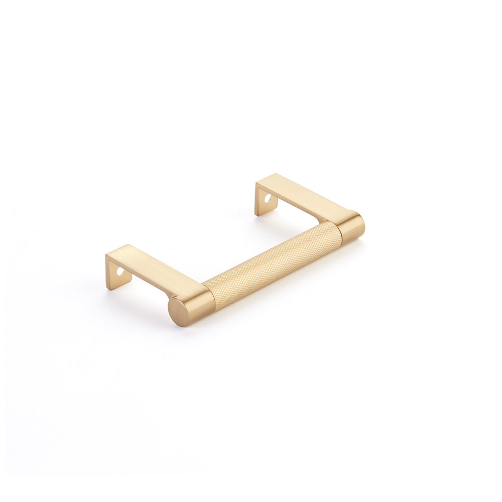 Emtek Select Knurled  Edge Pull Satin Brass