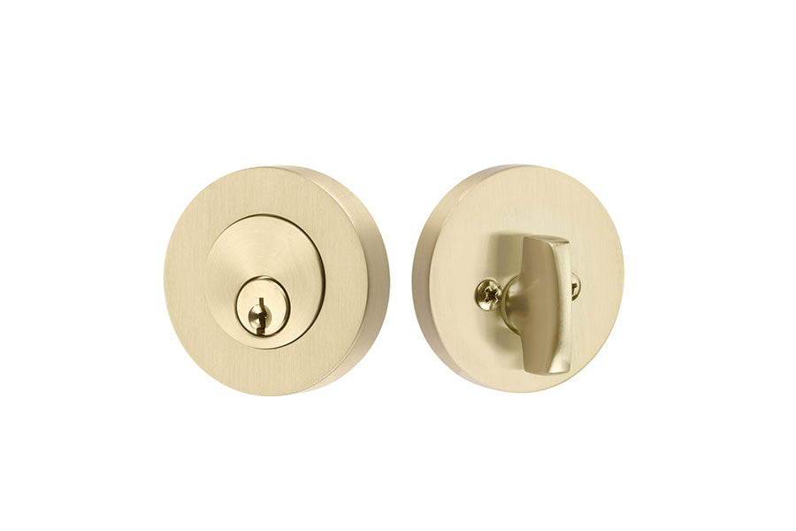Emtek Brass Modern Disk Deadbolt