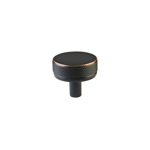 EMTEK SELECT Knurled Cabinet Knob Conical Stem