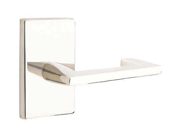 Emtek Argos Lever with Modern Rectangular Rosette