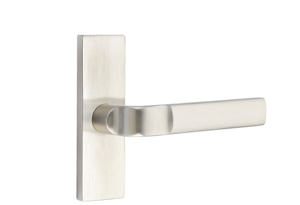 Emtek Stretto Narrow Trim Locksets with Aston Lever