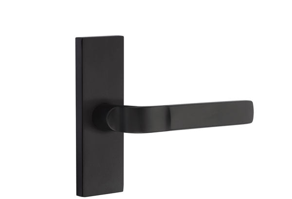 Emtek Stretto Narrow Trim Locksets with Aston Lever