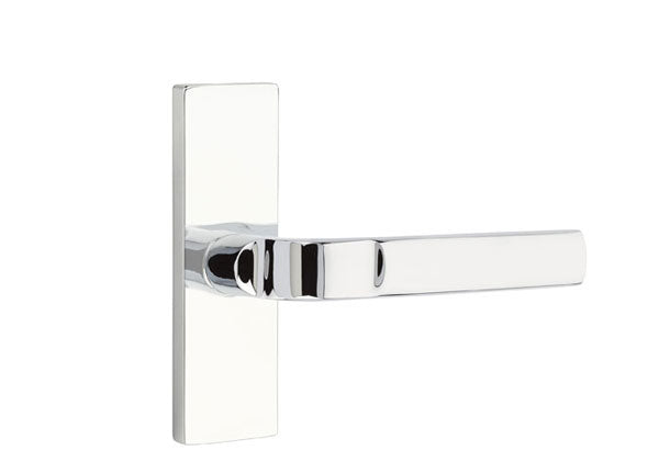 Emtek Stretto Narrow Trim Locksets with Aston Lever