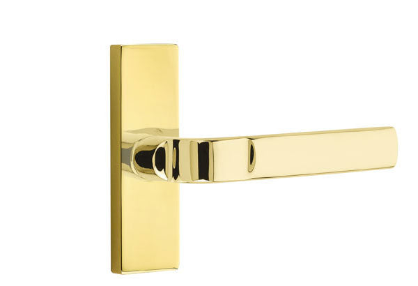 Emtek Stretto Narrow Trim Locksets with Aston Lever