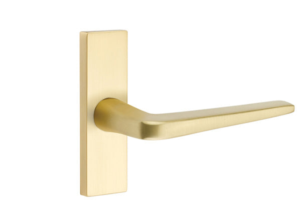 Emtek Stretto Narrow Trim Locksets with Athena Lever