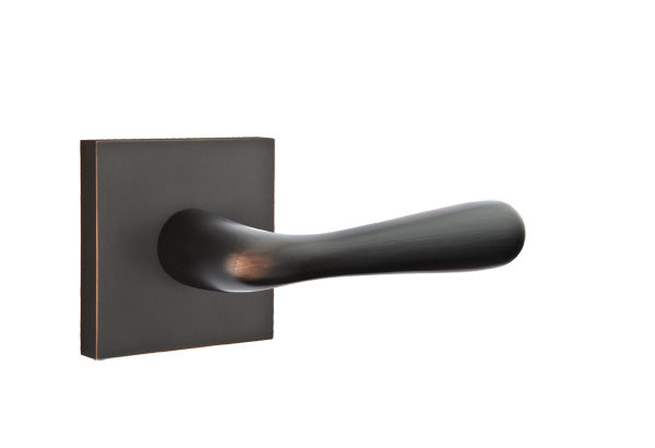 Emtek Basel Lever with Square Rosette