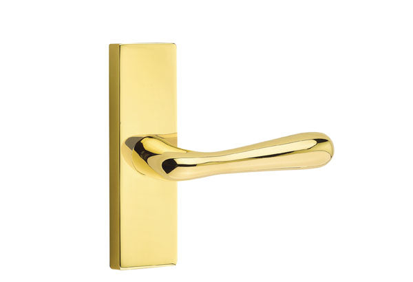 Emtek Stretto Narrow Trim Locksets with Basel Lever