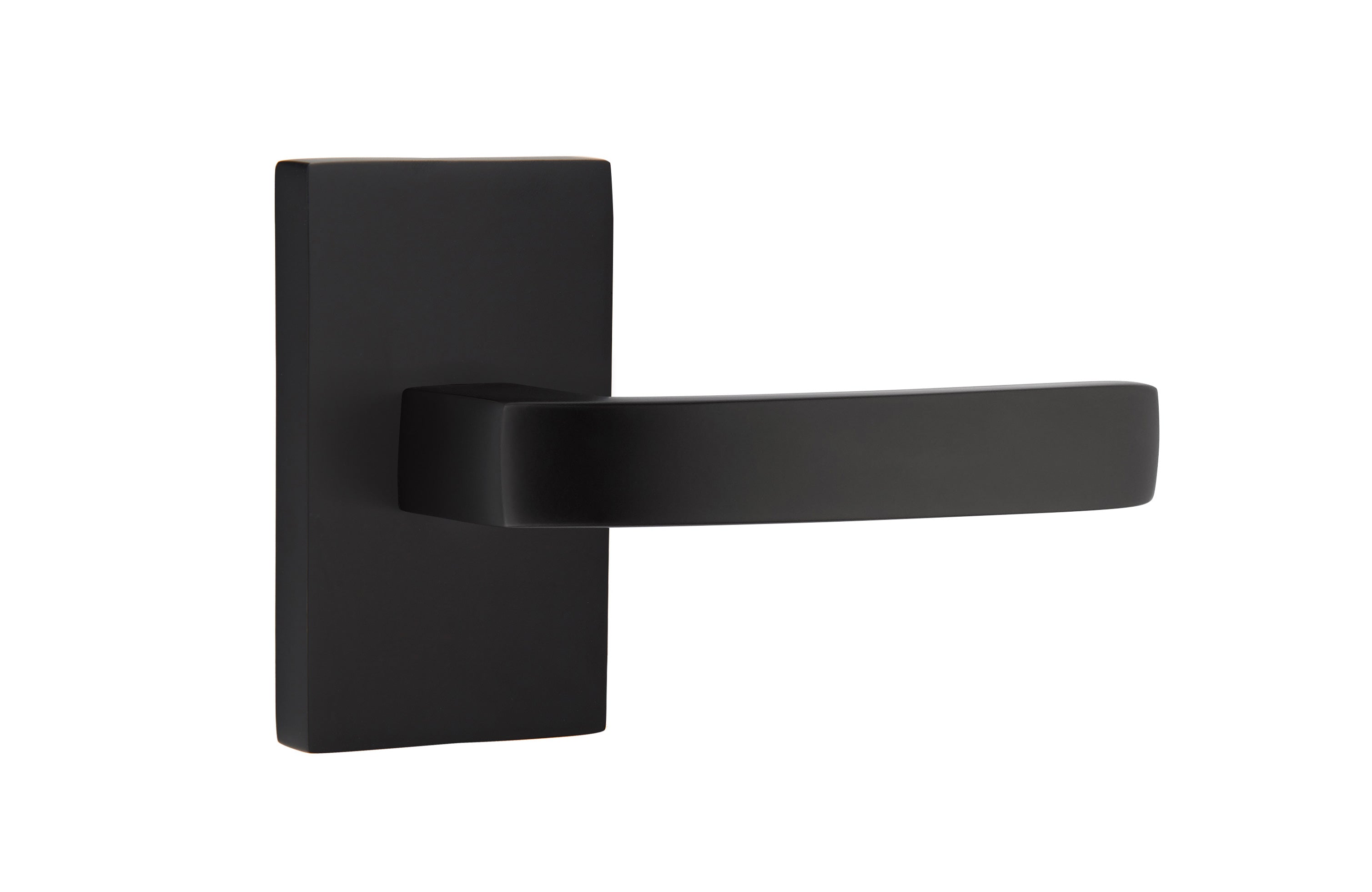 Emtek Breslin Lever with Modern Rectangular Rosette