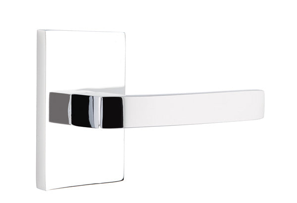 Emtek Breslin Lever with Modern Rectangular Rosette