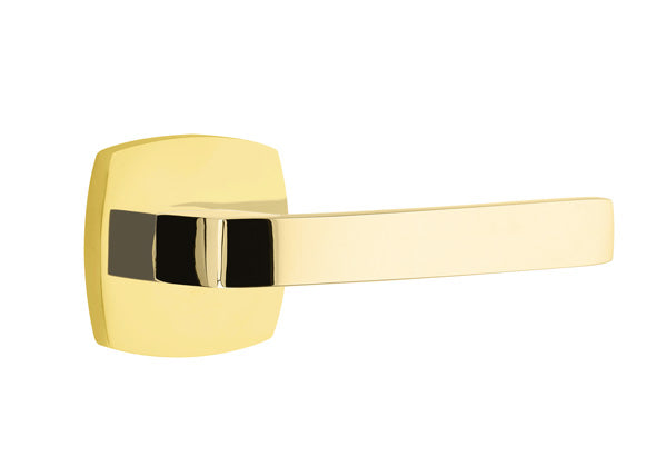 Emtek Breslin Lever with Urban Modern Rosette