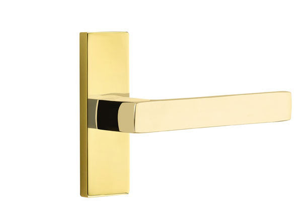 Emtek Stretto Narrow Trim Locksets with Dumont Lever