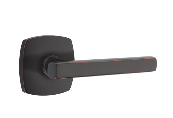 Emtek Freestone Lever with Urban Modern Rosette
