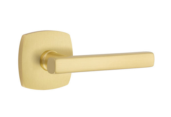 Emtek Freestone Lever with Urban Modern Rosette